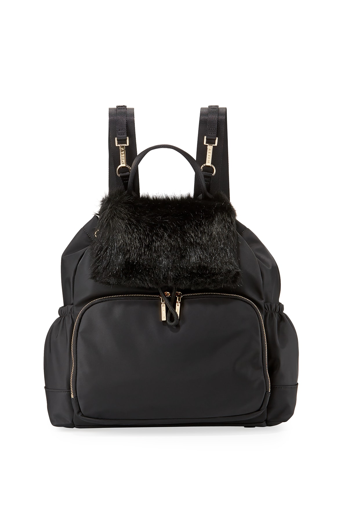 Faux Fur Diaper Bag Backpack