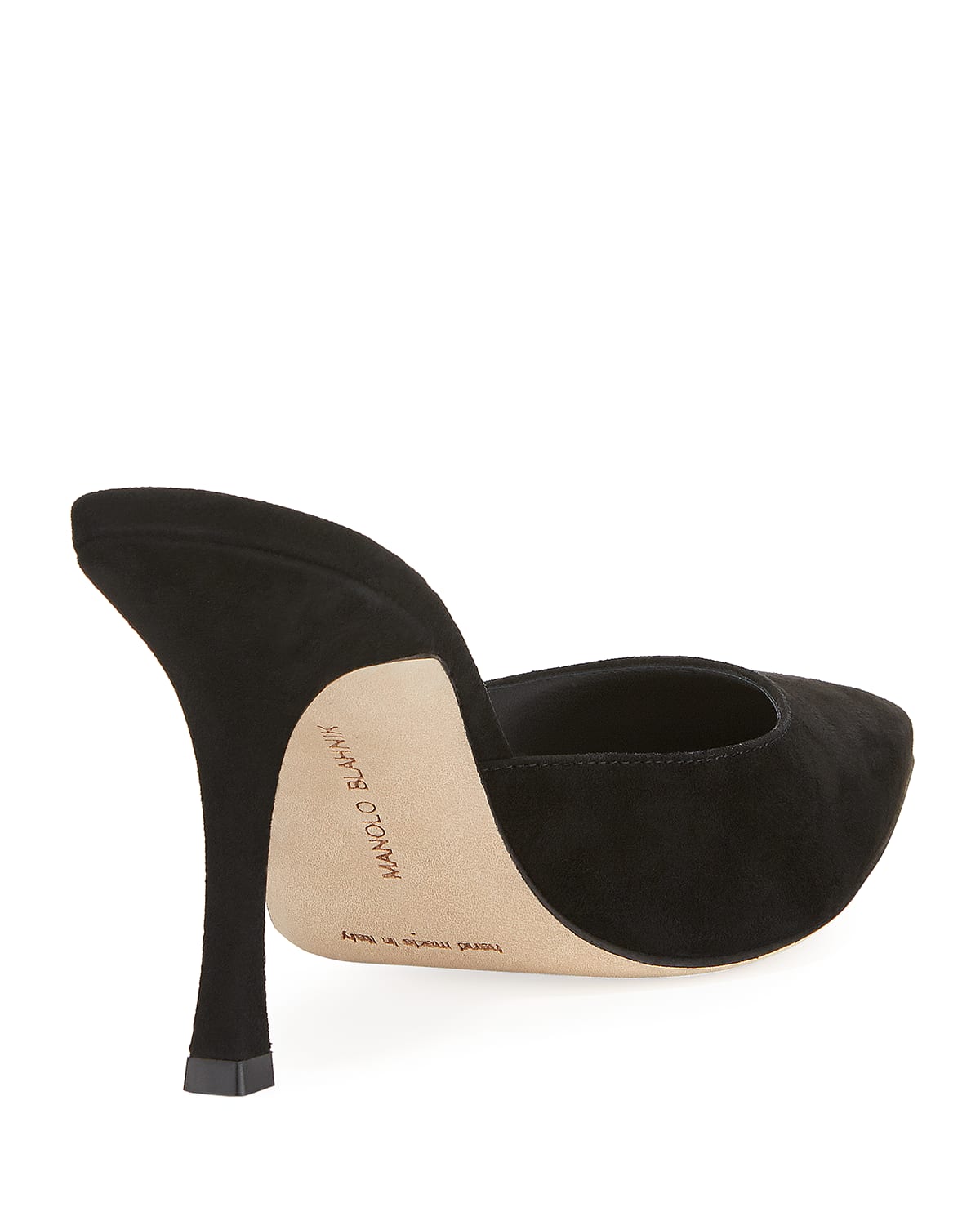 Manolo blahnik arriga hot sale suede mule pump