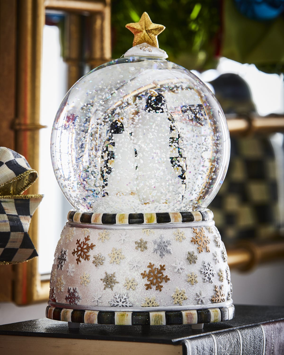 MacKenzie-Childs Penguin Snow Globe | Neiman Marcus