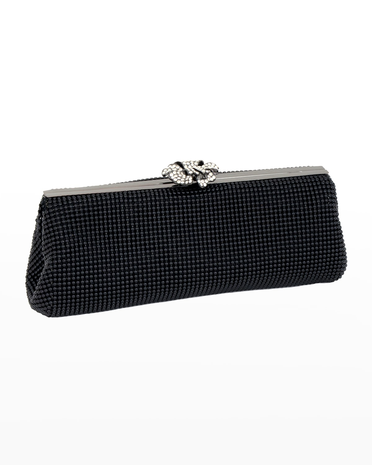 Whiting & Davis Dimple Embellished Mesh Clutch Bag Neiman Marcus