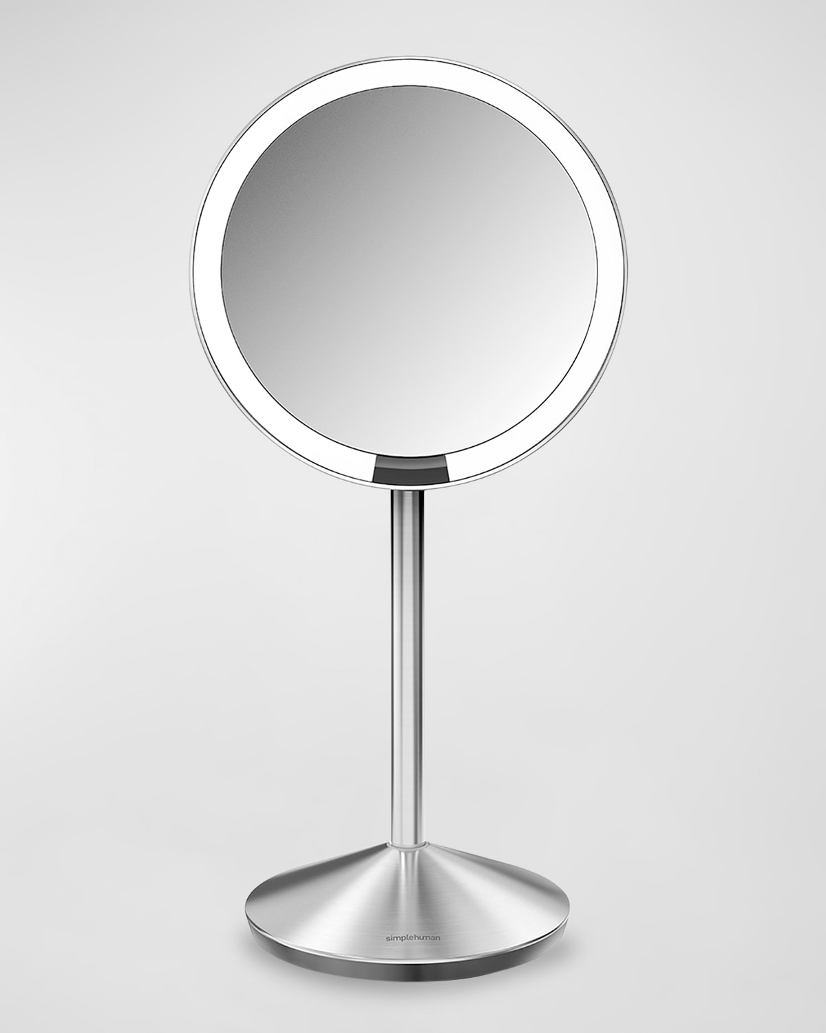 simplehuman 8” Sensor Makeup Mirror with Brightness Control, White