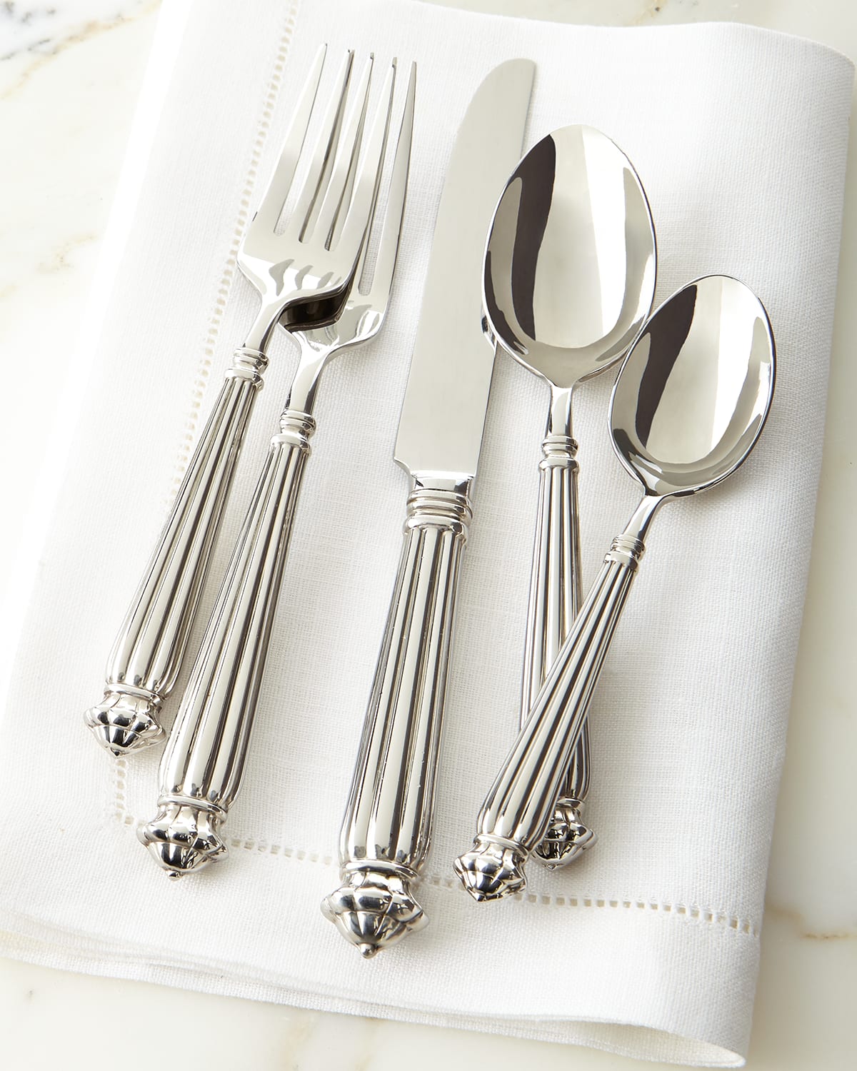 Neiman Marcus Five-Piece Filet Pewter Flatware Place Setting | Neiman ...