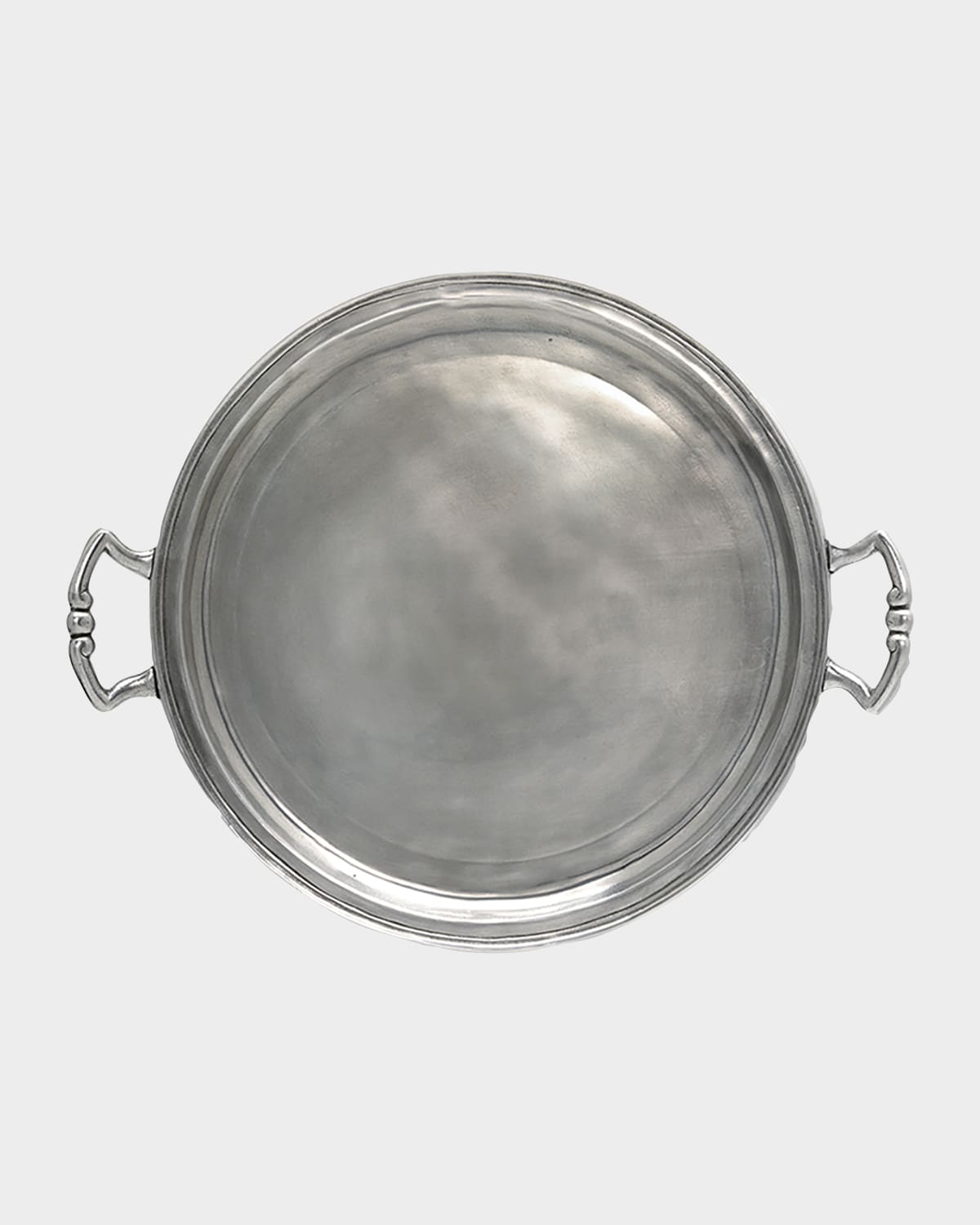 Match Large Round Tray with Handles Neiman Marcus