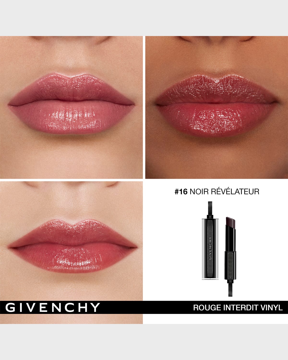 Givenchy rouge interdit 2025 vinyl 16 noir revelateur