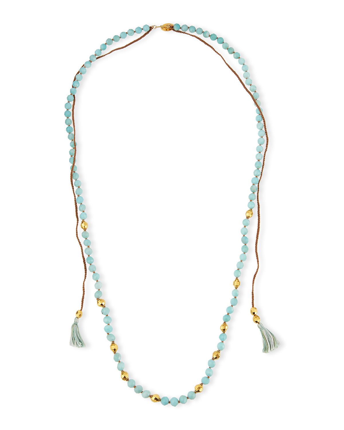 Beaded Tassel String Necklace