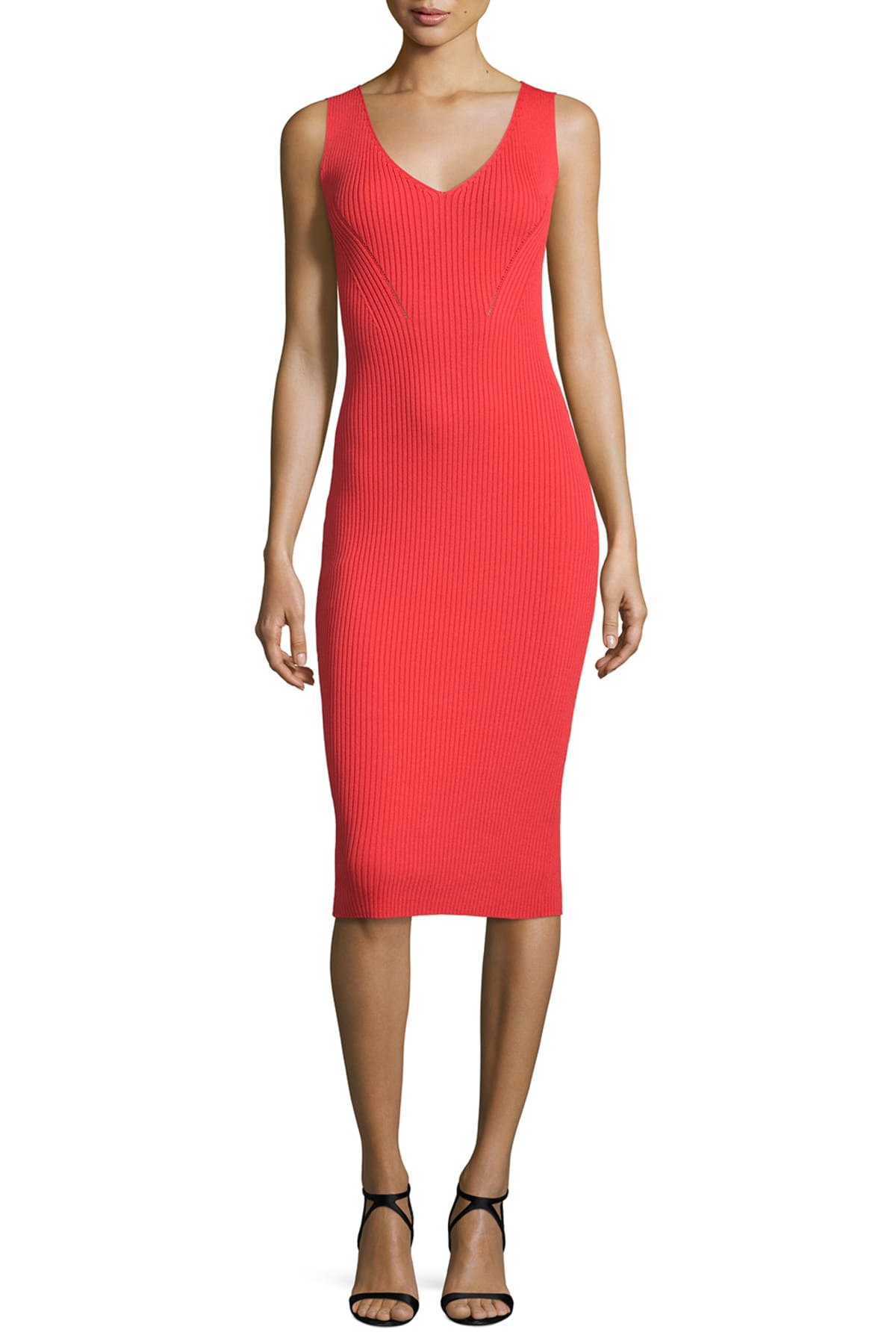 Michael kors 2024 red sweater dress