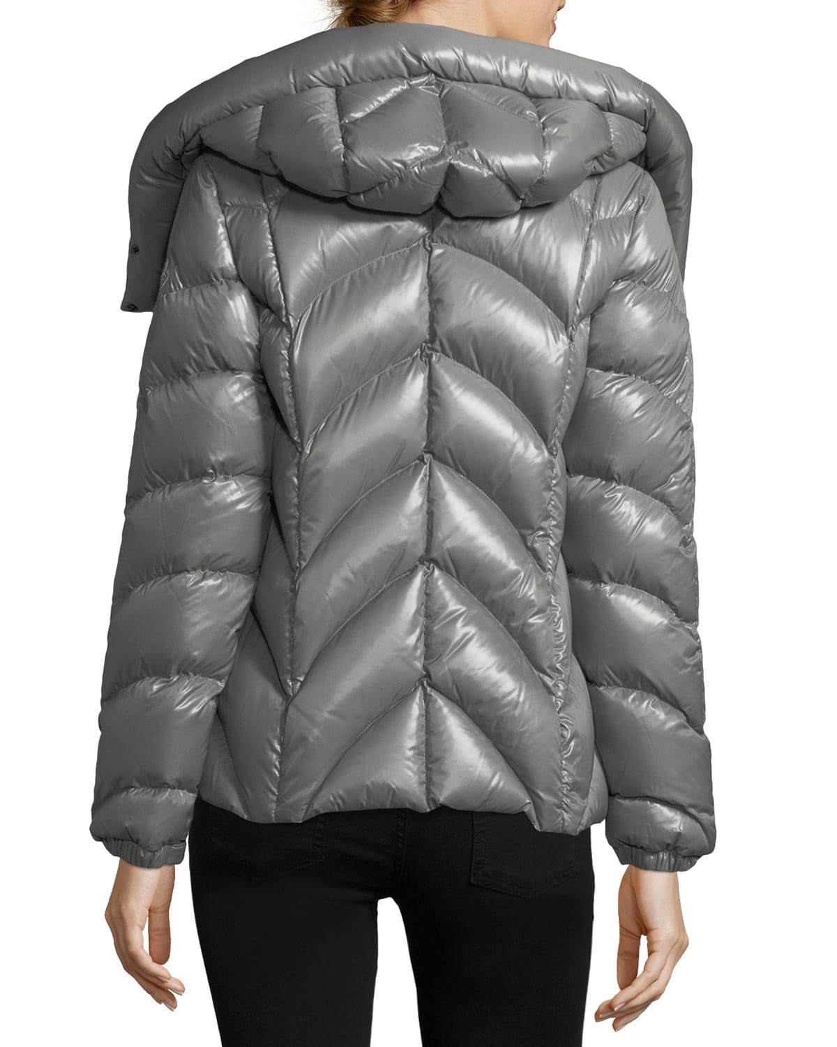 Moncler akebia hooded wave puffer jacket new arrivals