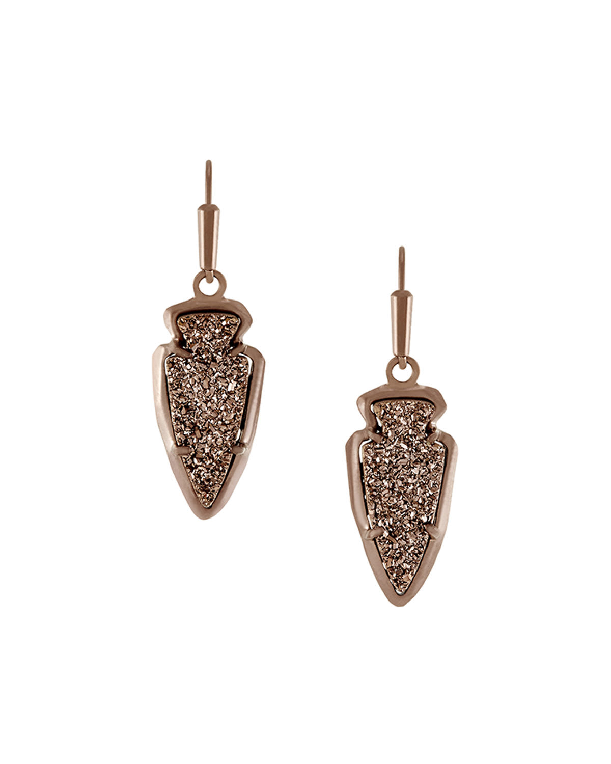 Kendra Scott Kate Arrowhead Druzy Drop Earrings