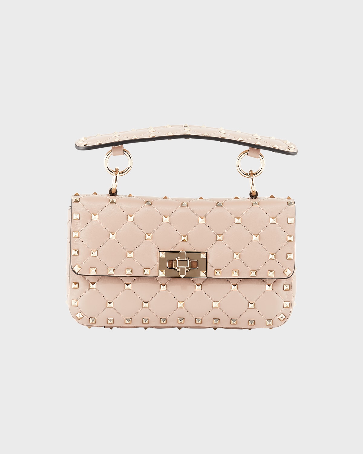 Valentino Garavani Rockstud Quilted Leather Shoulder Bag Neiman Marcus