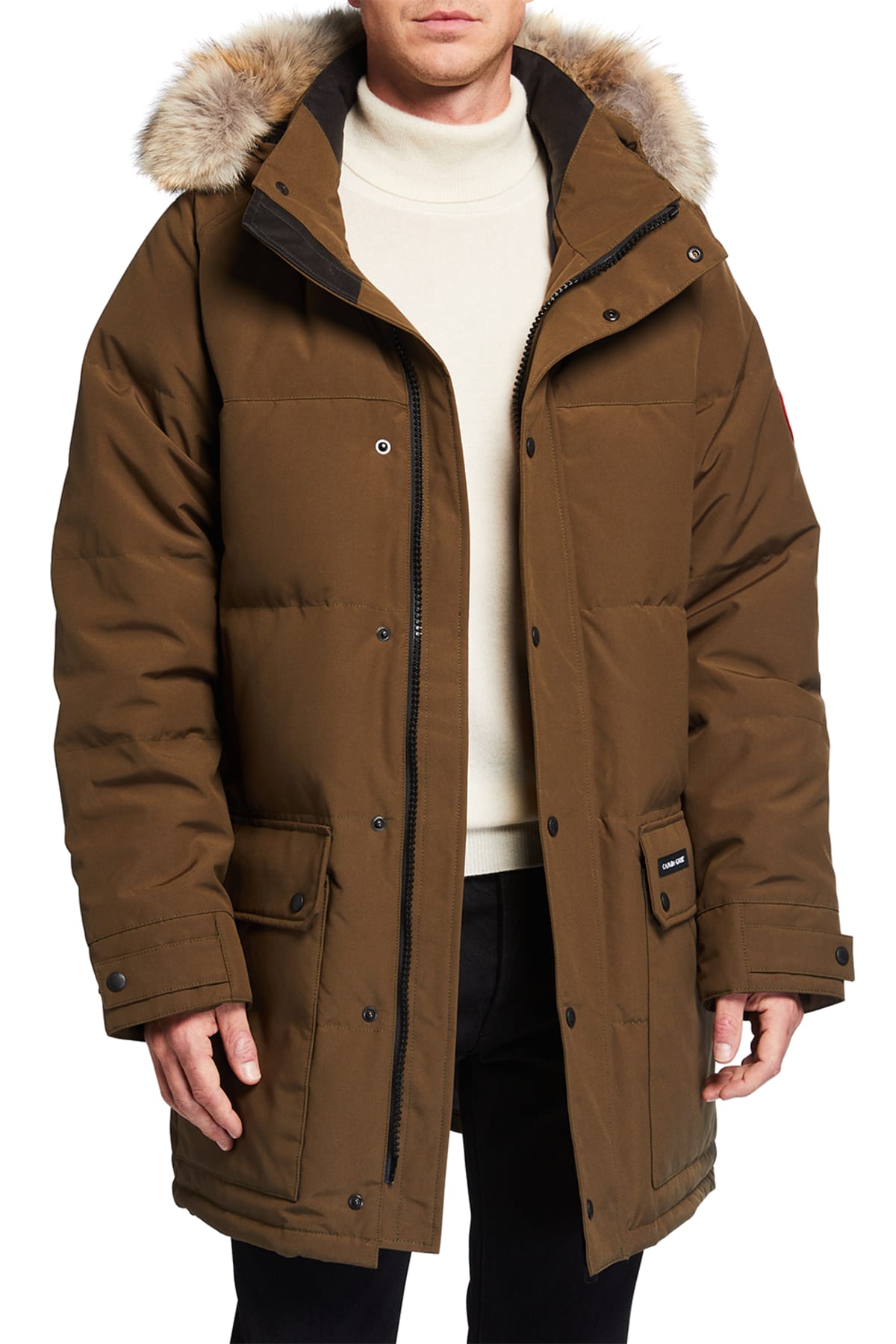 Canada Goose Men's Emory Down Parka with FurTrim Hood