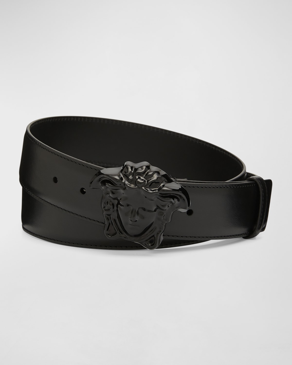 mens red versace belt