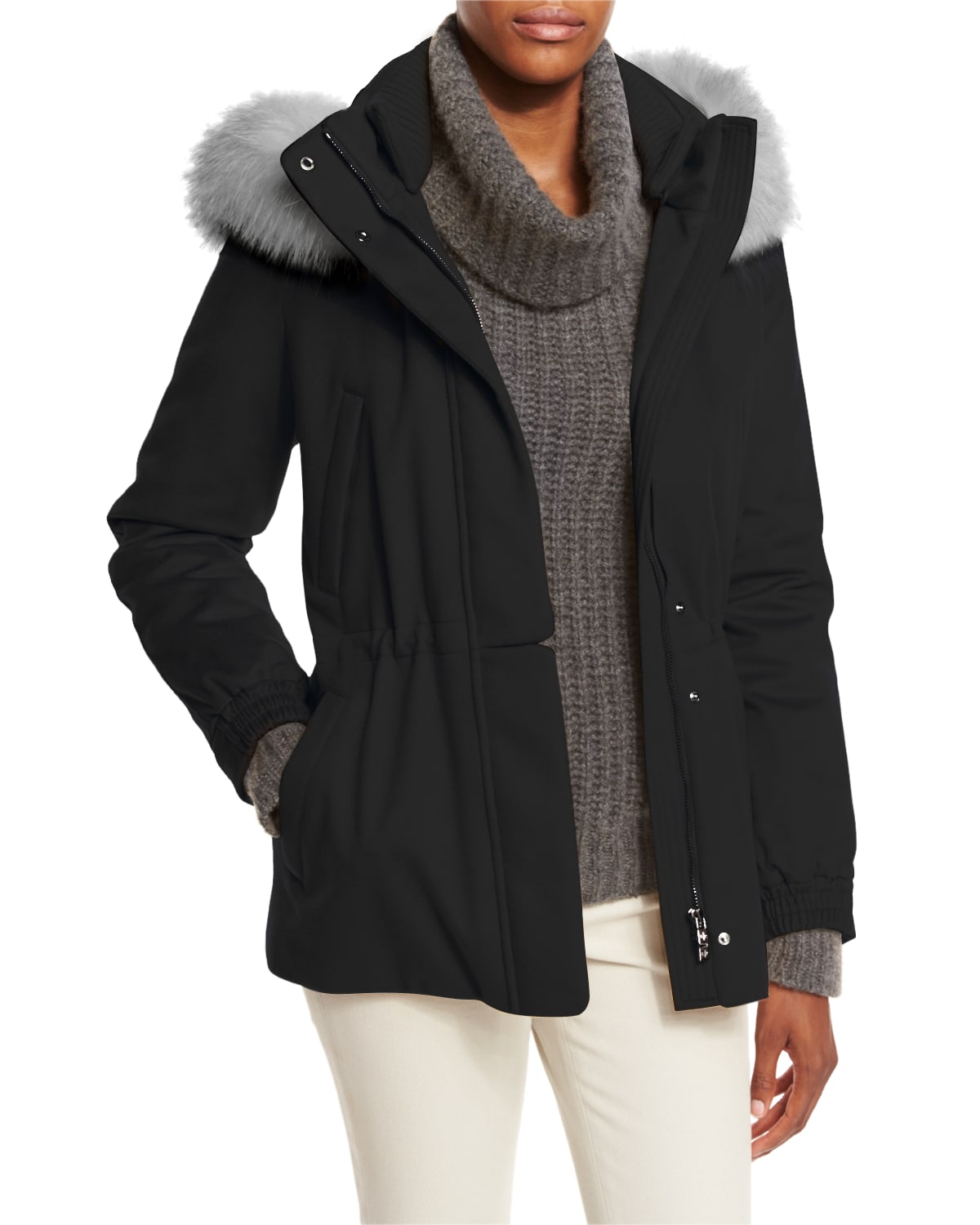 faux cashmere coat