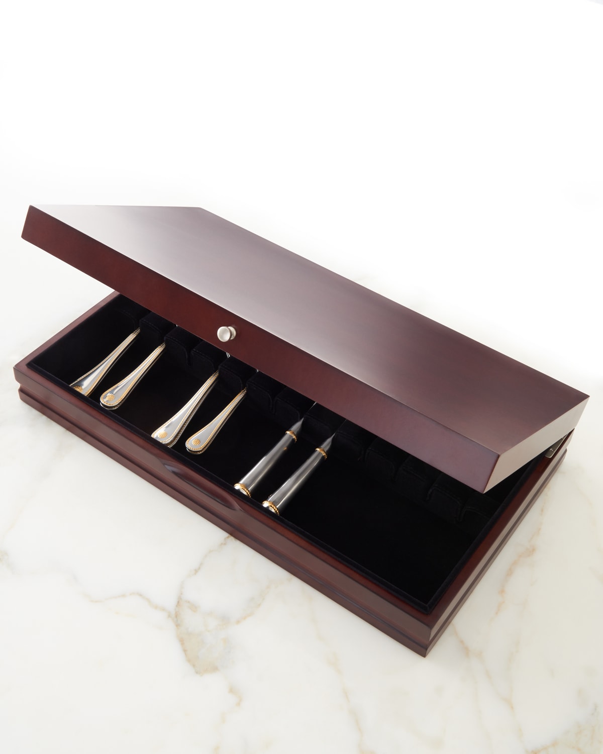 Lenox Rosewood Flatware Chest Neiman Marcus
