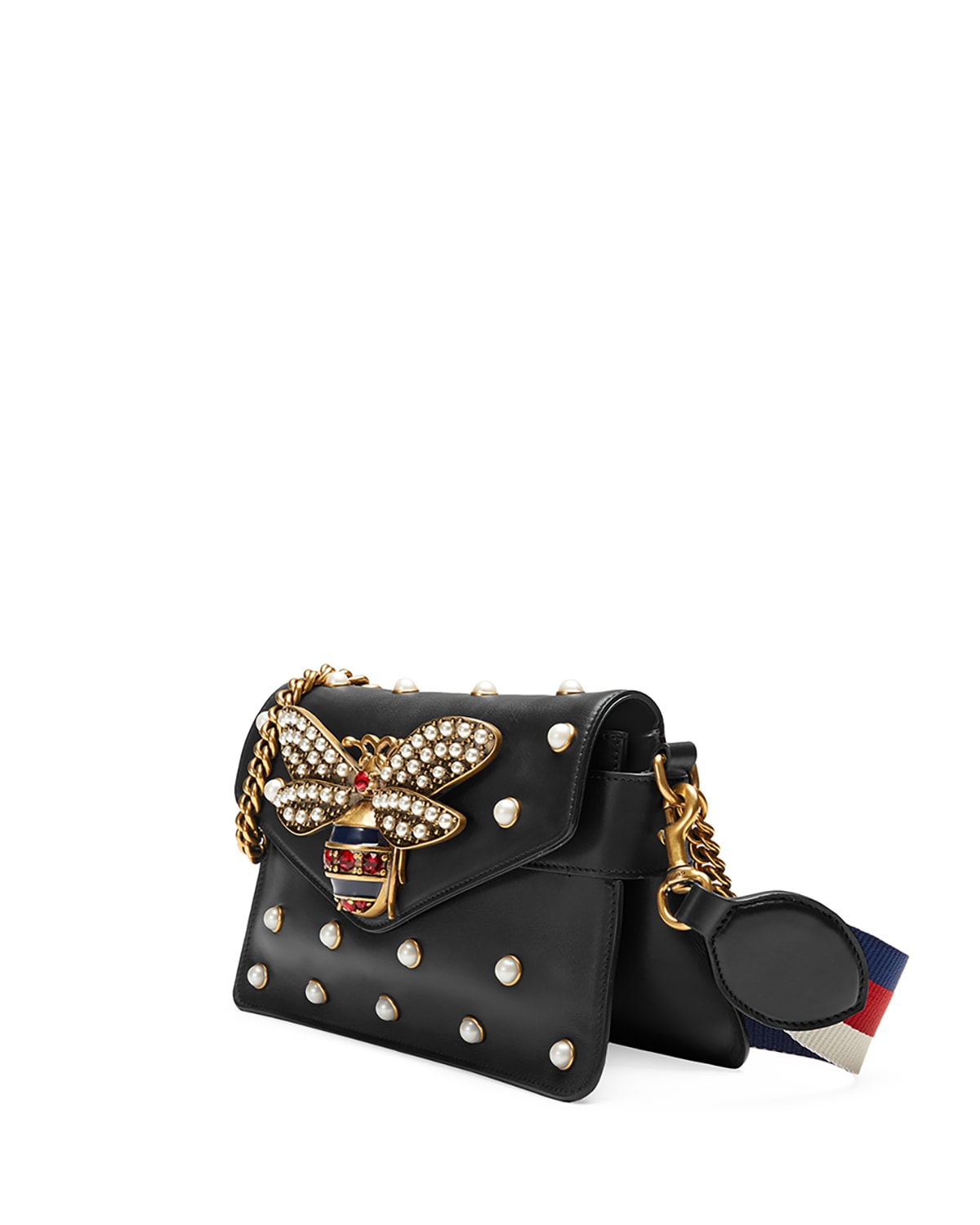 Gucci Broadway Pearly Bee Shoulder Bag