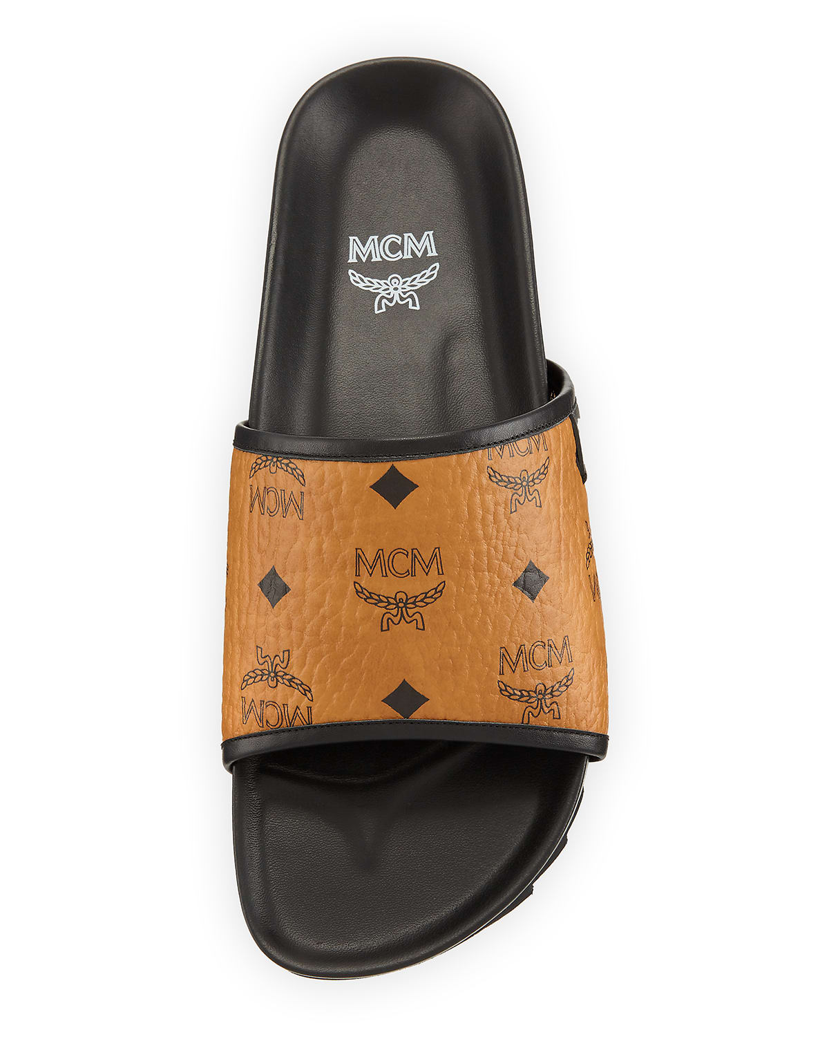 Mcm slides best sale for men