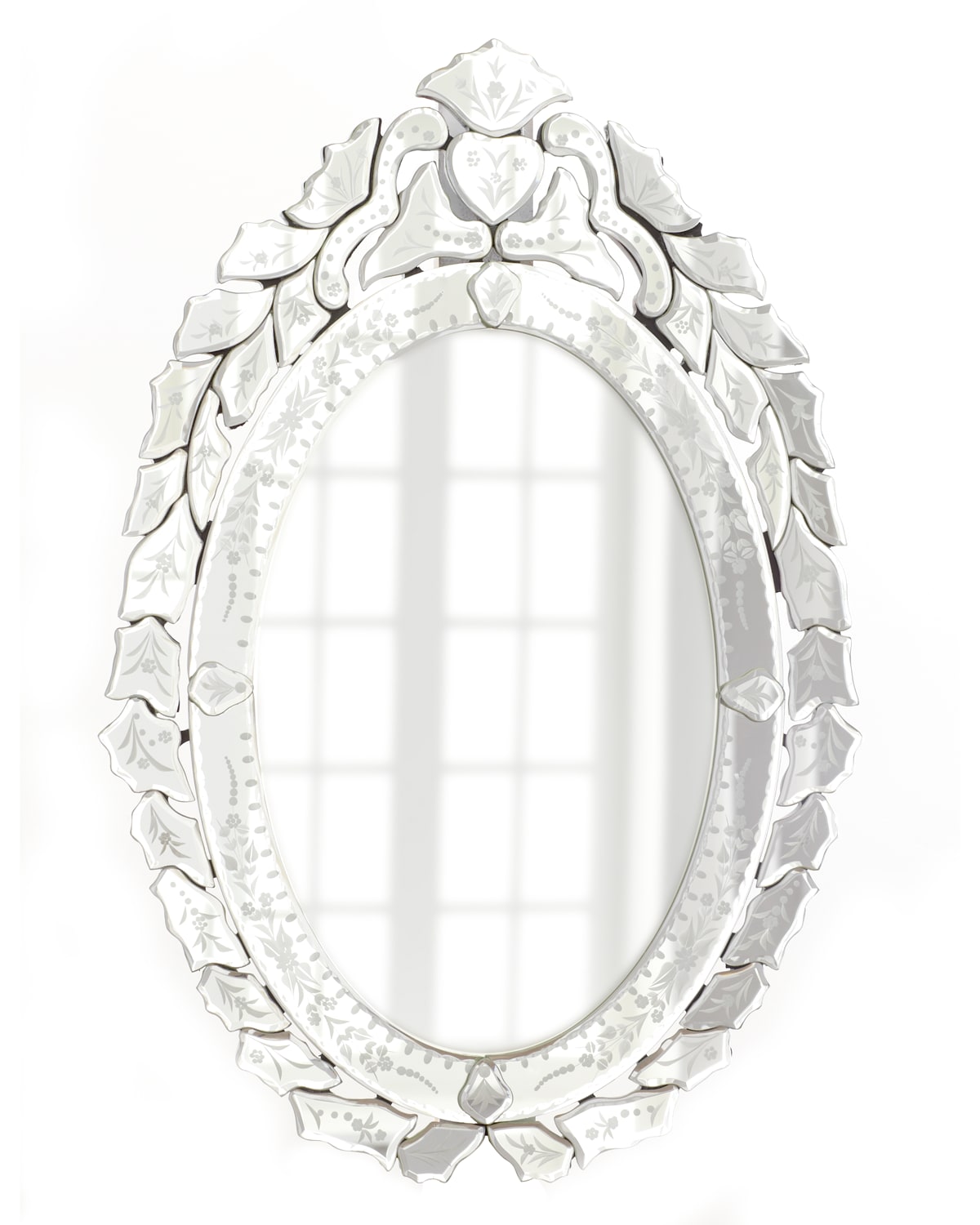 Ernhart Oval Venetian-Style Mirror