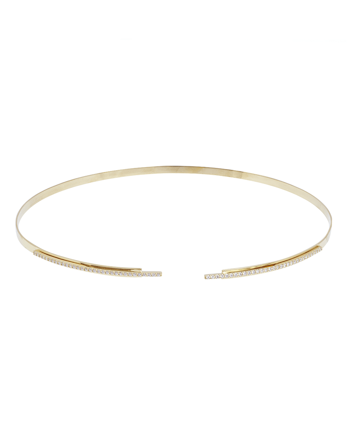 LANA Flawless 14K Gold Stacked Choker Necklace with Diamonds