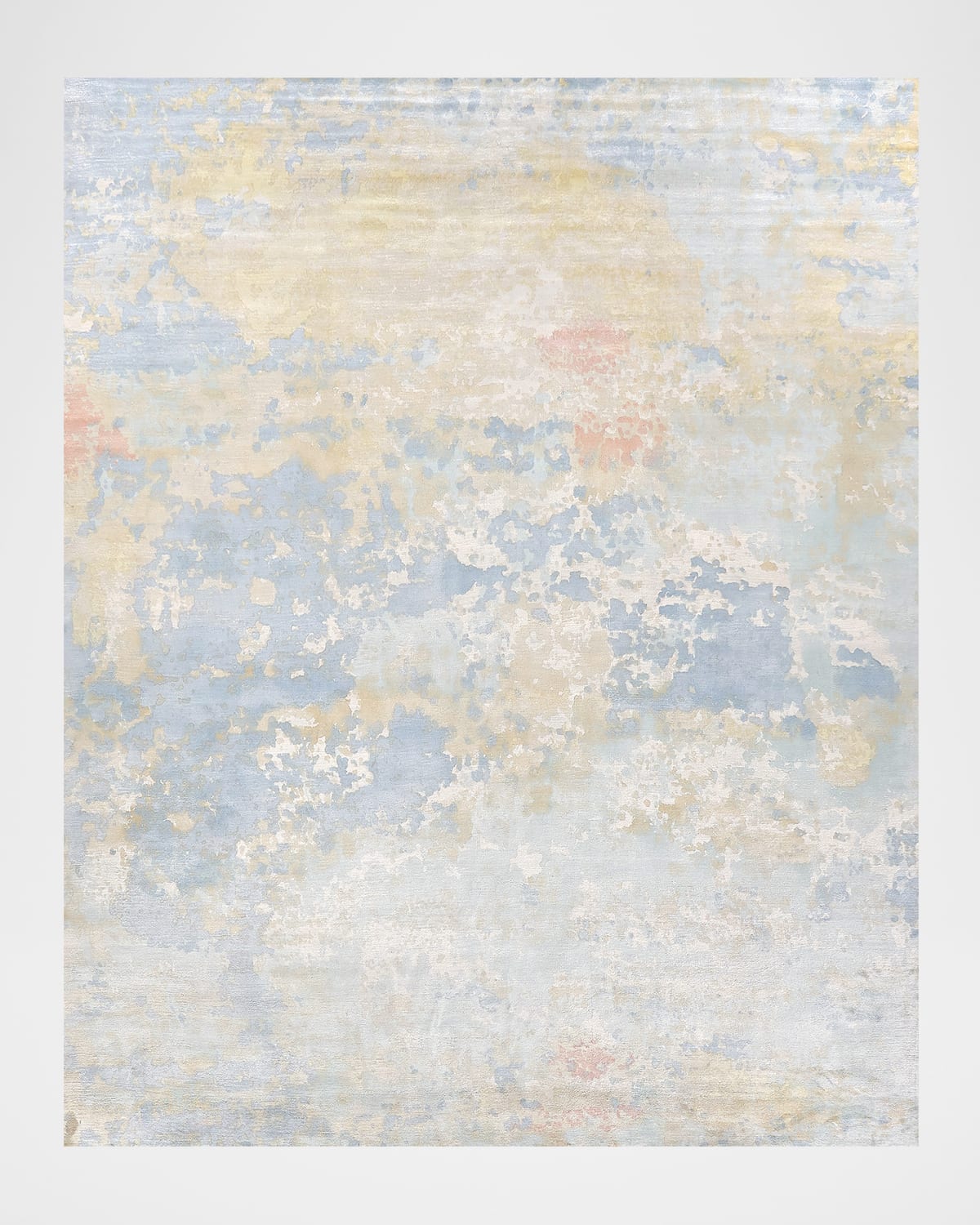 Exquisite Rugs Silver Blocks Rug, 9' x 12' Neiman Marcus