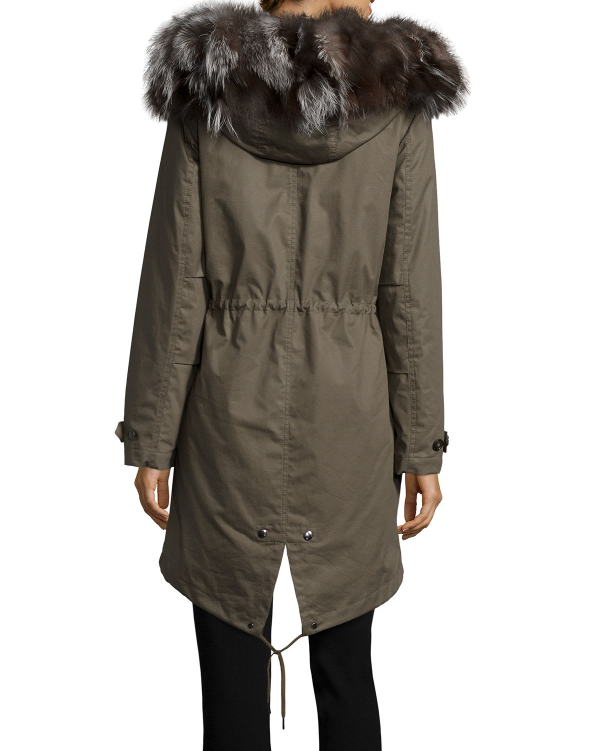 Woolrich literary sales fox parka