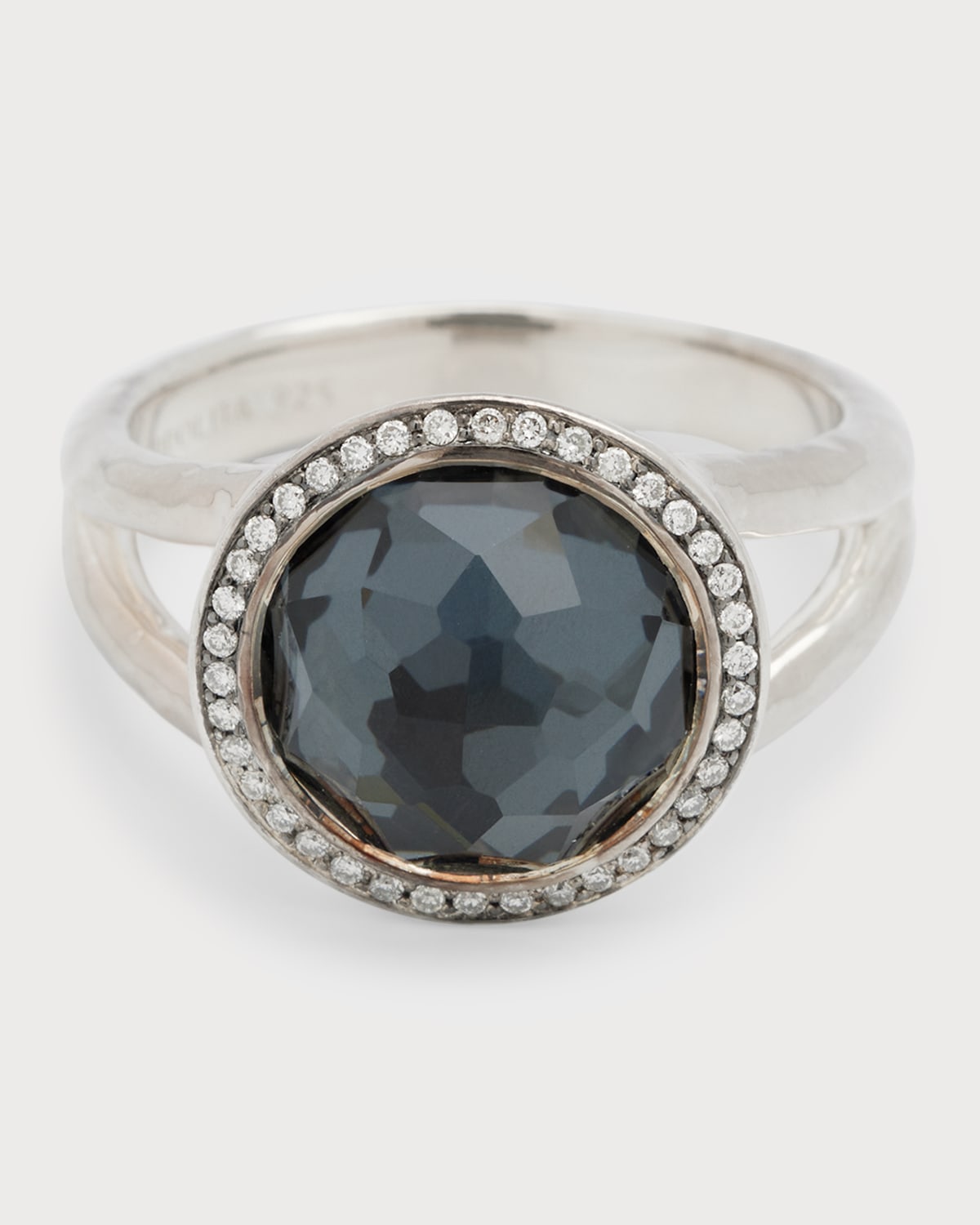 ブリヤンテス・レッド イッポリスタ レディース リング アクセサリー Sterling Silver Stella Lollipop Ring in  Turquoise Doublet with Diamonds