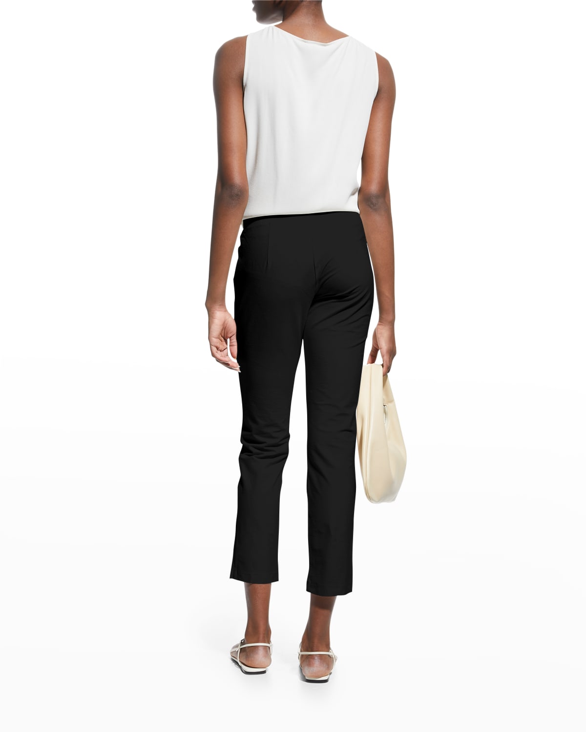 Eileen Fisher Washable Stretch Crepe Slim Pant