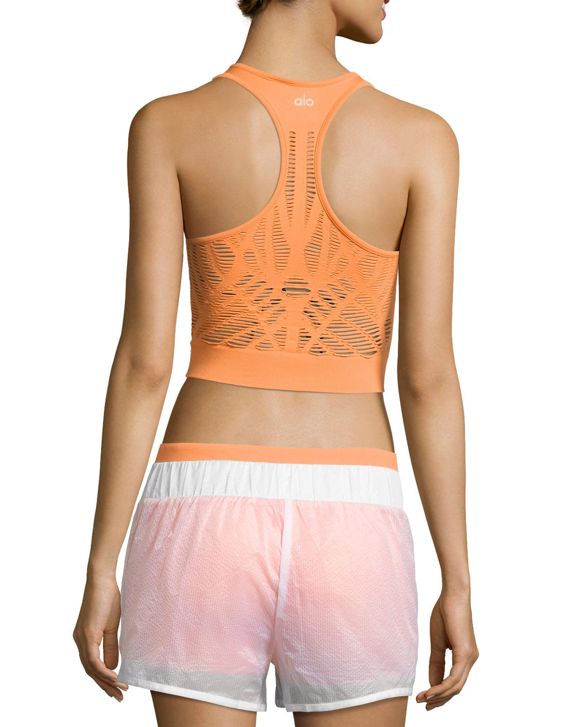 Alo Yoga Vixen Cutout Fitted Crop Tank