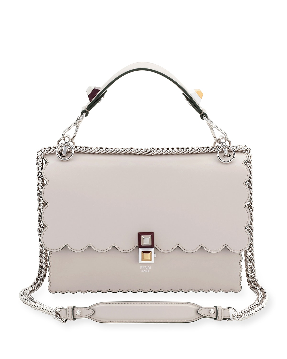 Fendi scalloped outlet bag