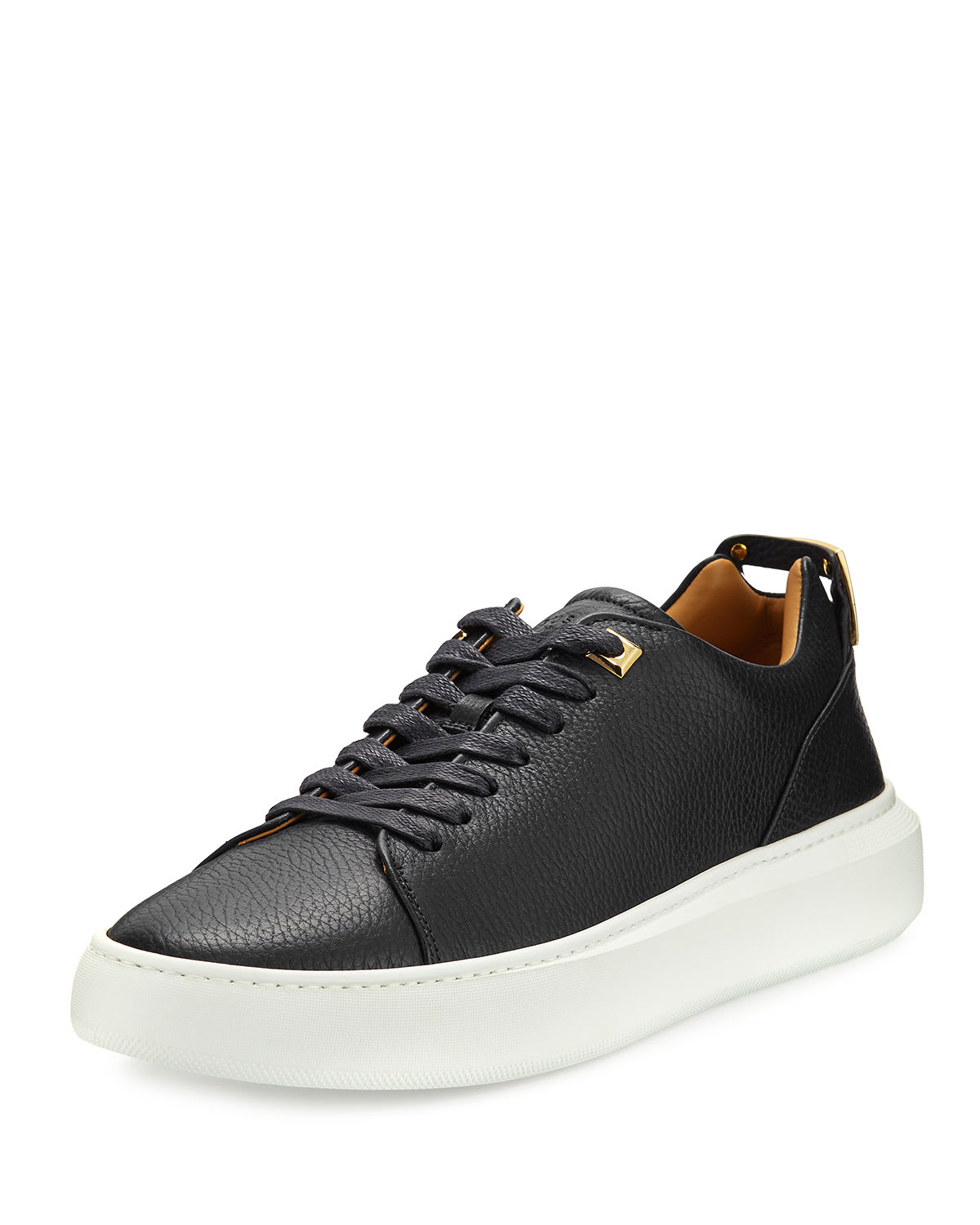 Men s 50mm Leather Low Top Sneakers