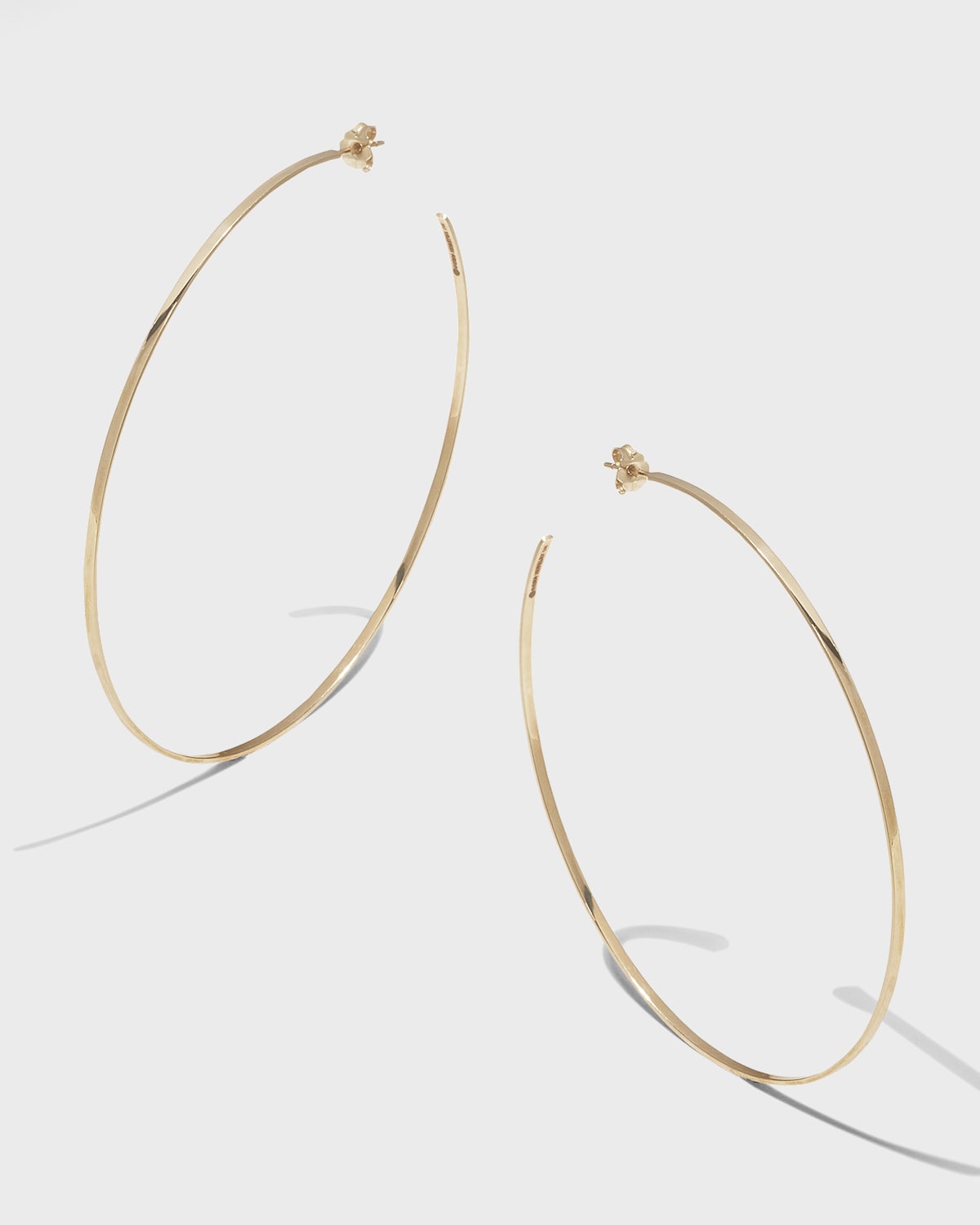 LANA Large Sunrise Hoop Earrings in 14K Gold | Neiman Marcus