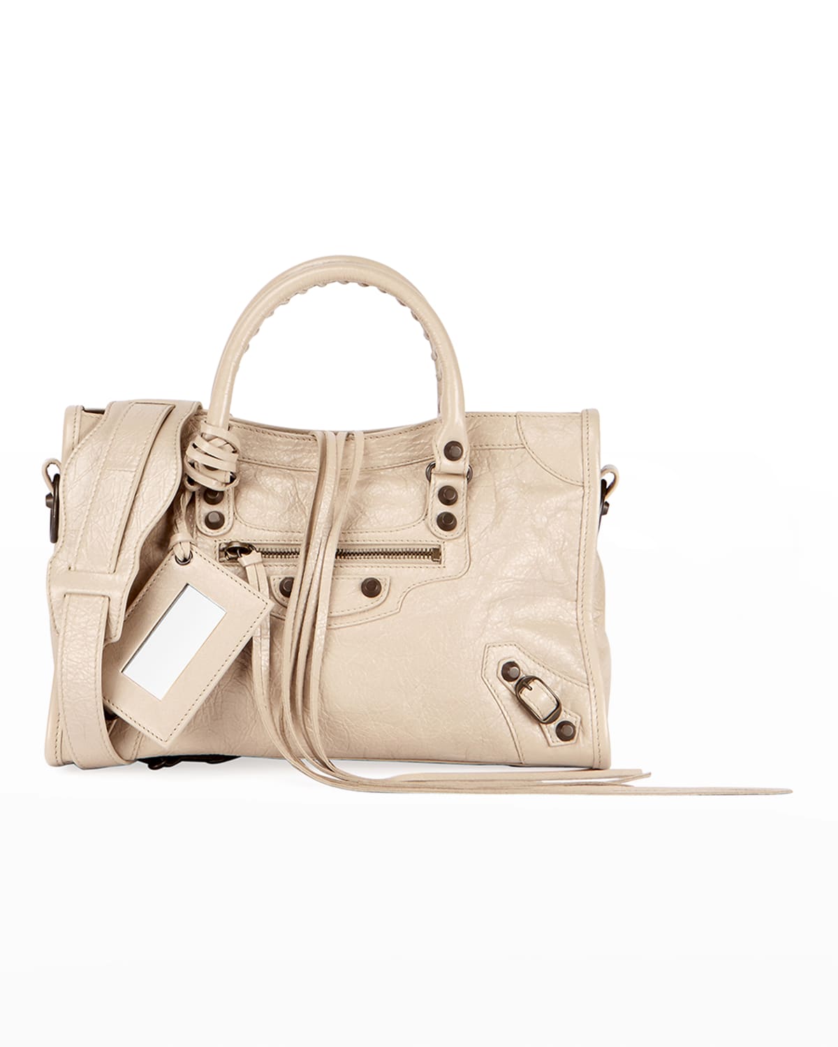 Balenciaga classic city aj satchel bag with logo online strap