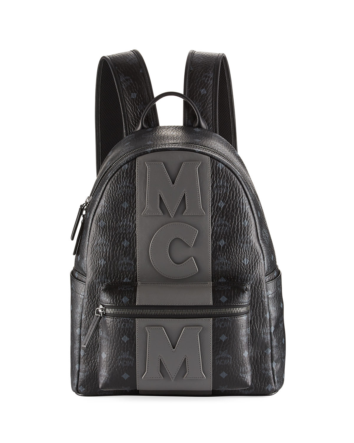 Mcm stark stripe visetos on sale backpack