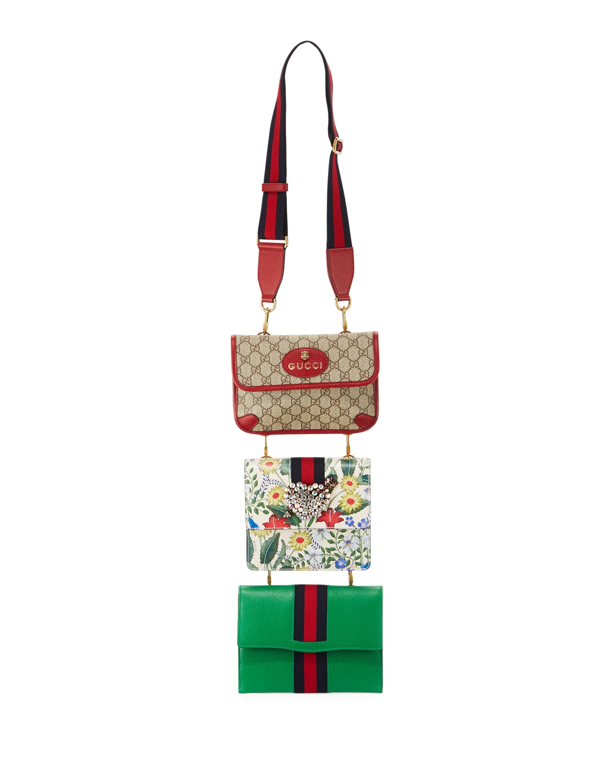 Totem Three Piece Shoulder Bag