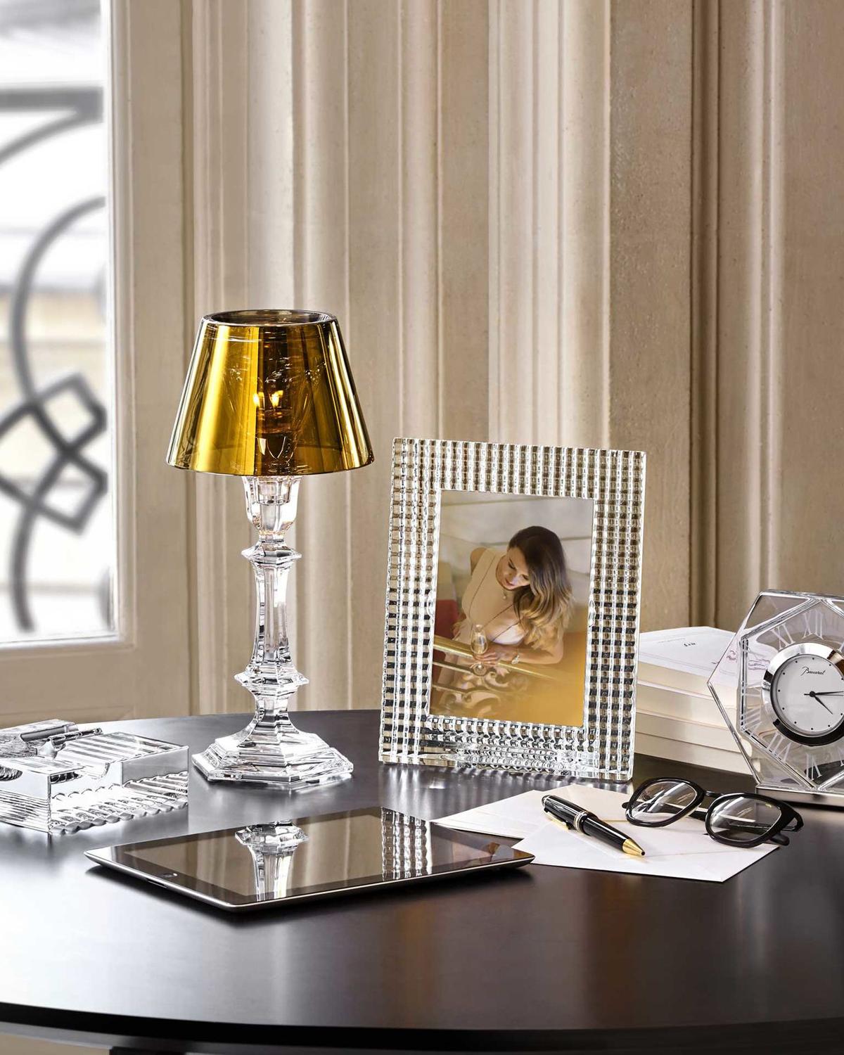 Baccarat Our Fire Candleholder & Shade | Neiman Marcus