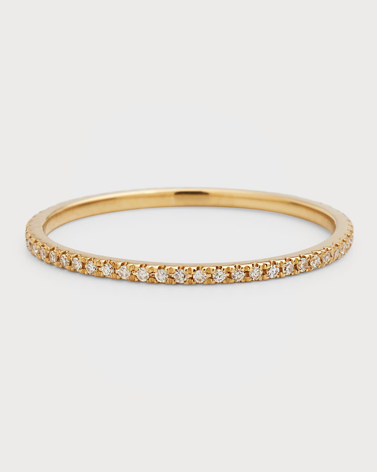 Roberto Coin Micro Pave Diamond Eternity Band in 18K Gold | Neiman Marcus