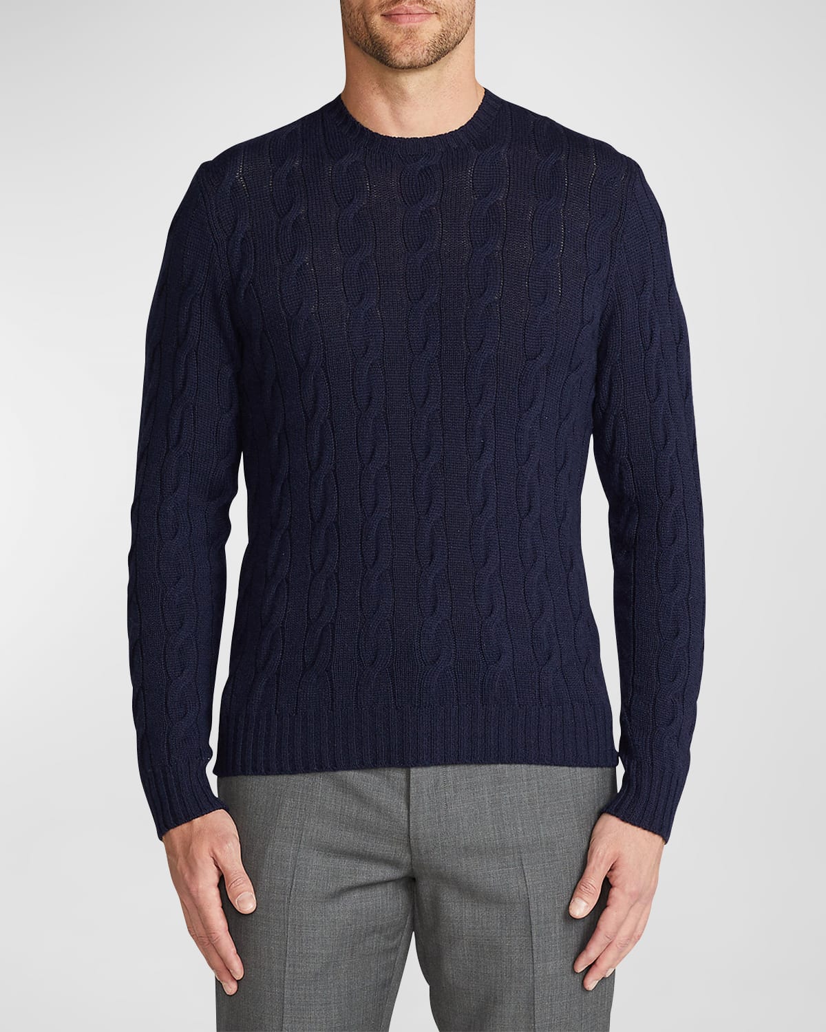 Toteme Cashmere Cable-Knit Sweater | Neiman Marcus