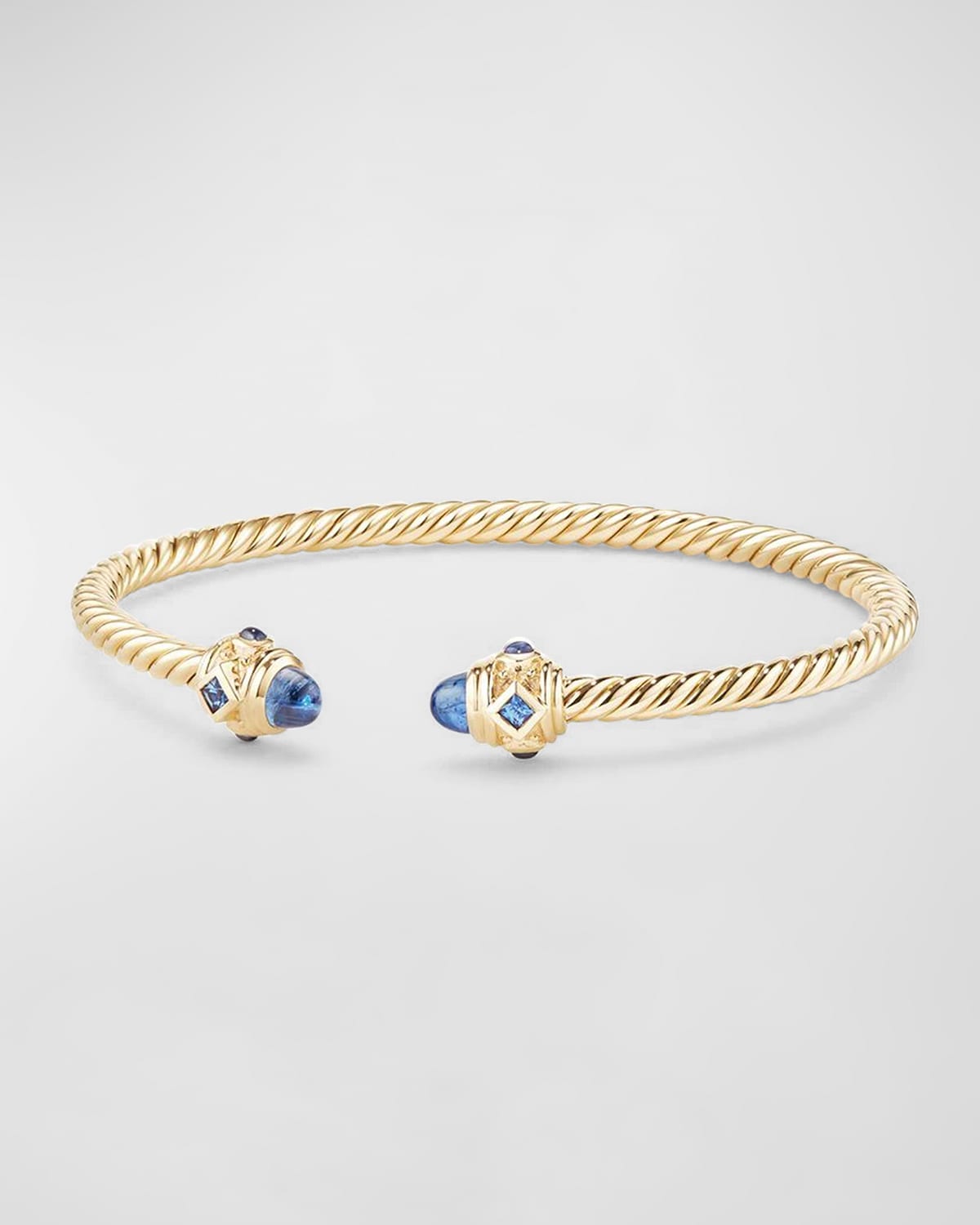 David Yurman Renaissance 18k Bracelet w/ Diamonds, Size M | Neiman Marcus