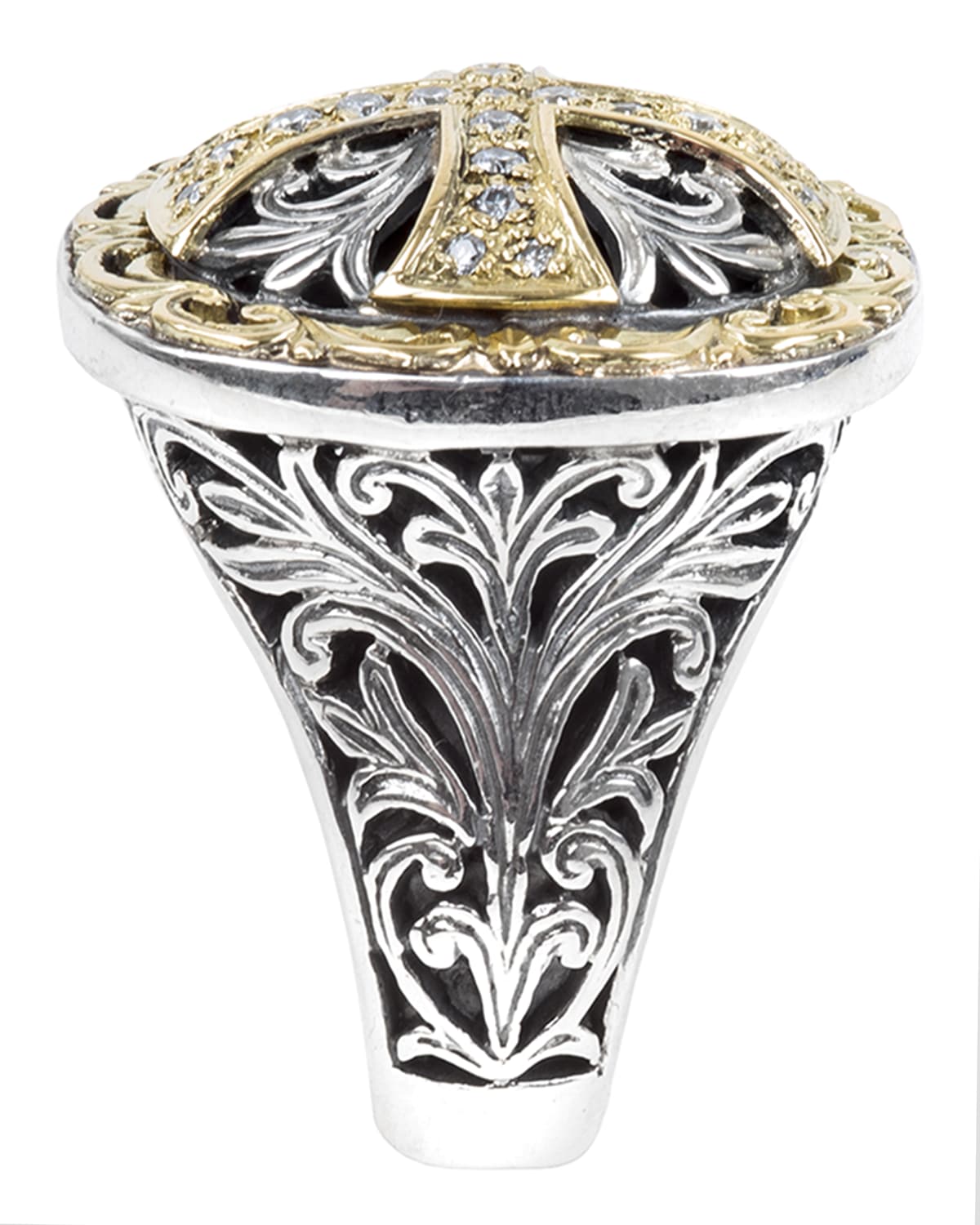 Konstantino cross clearance ring