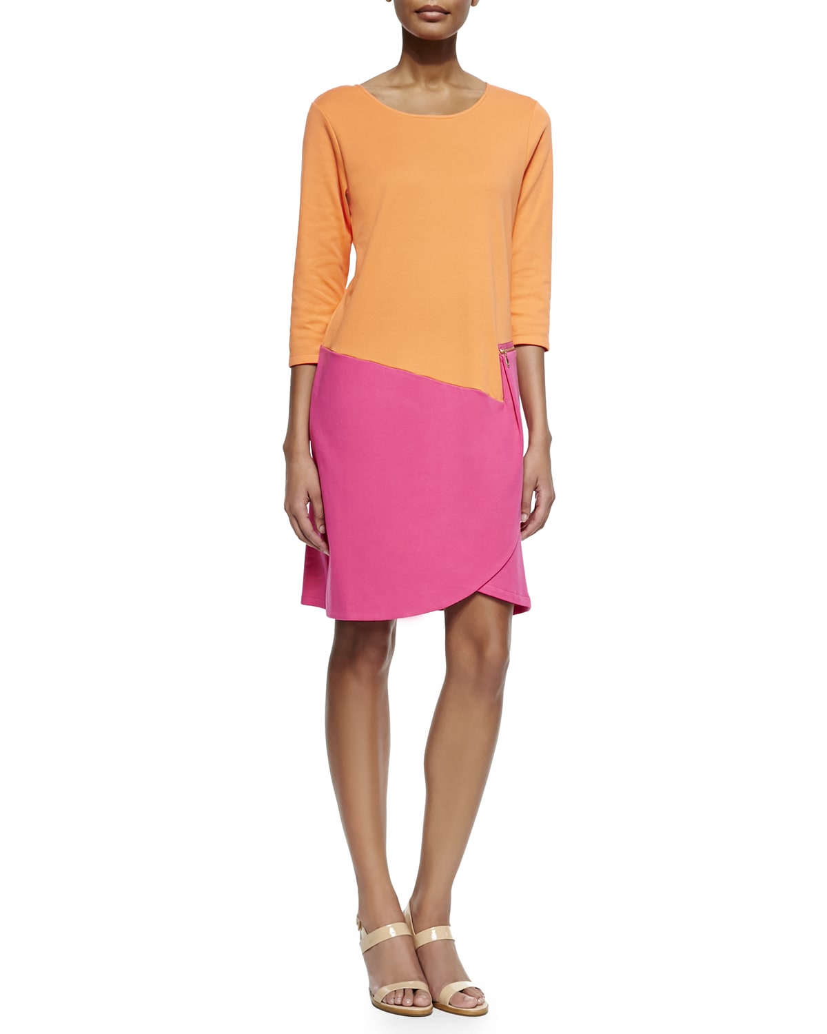 Joan vass colorblock on sale dress