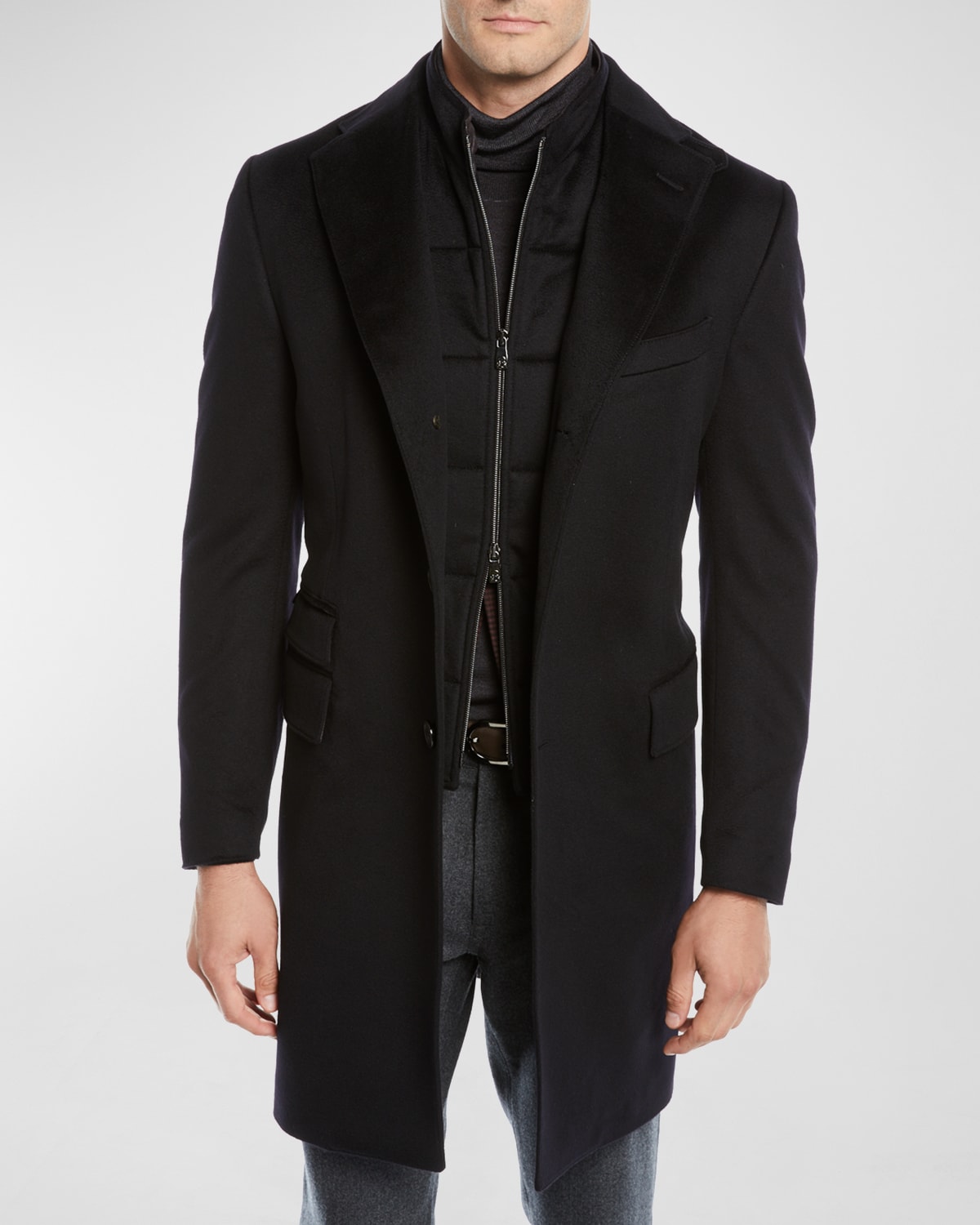 Zegna Men Wool And Silk Blend Jacket main image 0