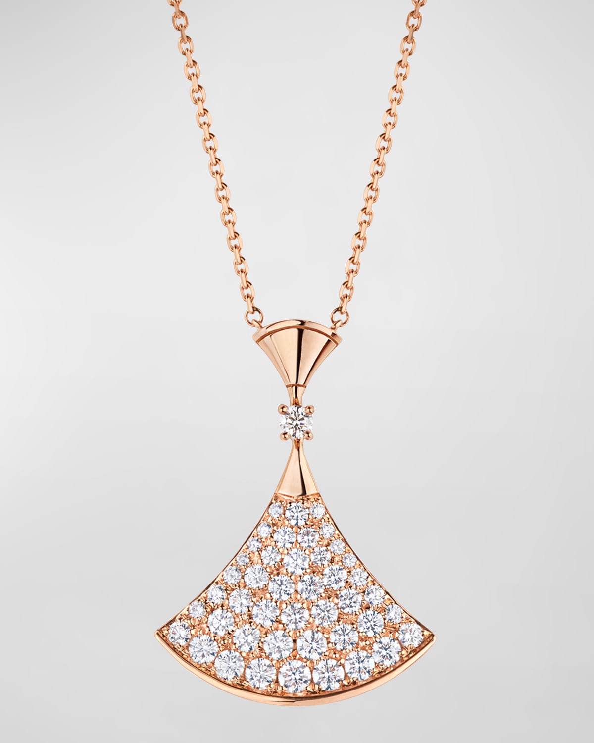BVLGARI Divas' Dream Diamond Pendant Necklace in 18k Rose Gold | Neiman  Marcus