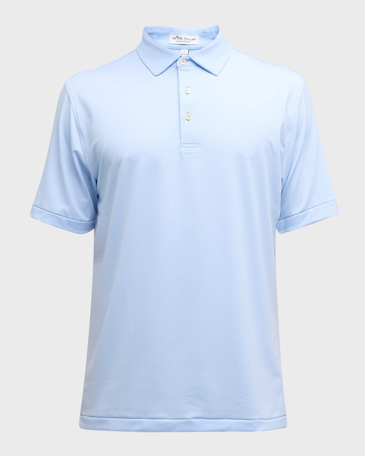 Peter Millar Men's Jubilee Stripe Stretch-Jersey Polo Shirt | Neiman Marcus