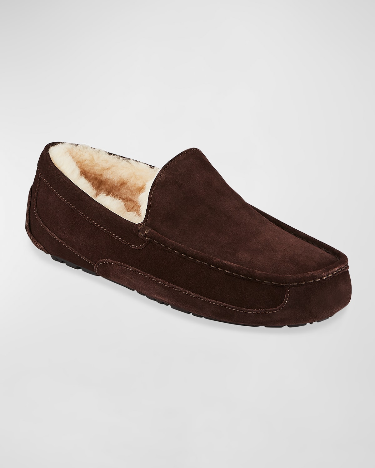 UGG Men's Tasman Shearling Suede Mule Slipper | Neiman Marcus