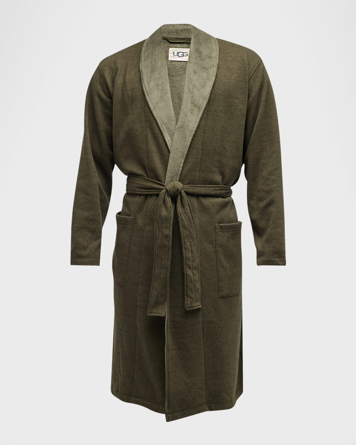 Versace Men's Greca Cotton Robe Neiman Marcus