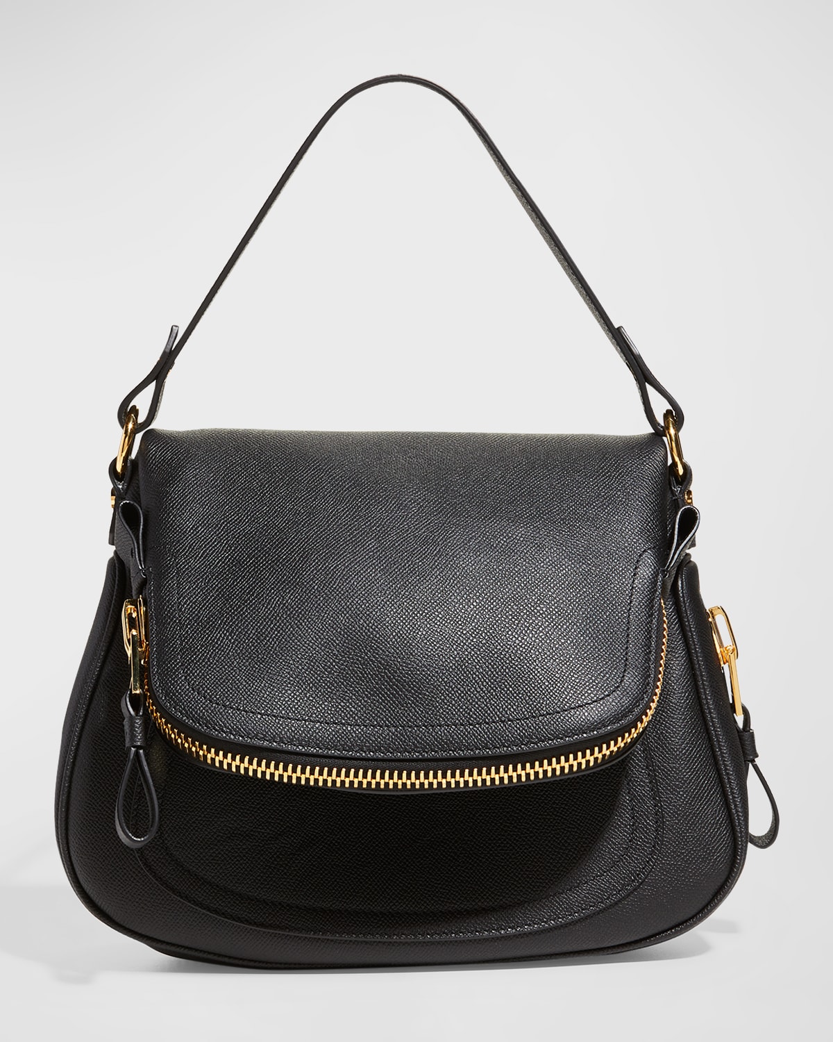 TOM FORD Jennifer Medium Grained Leather Shoulder Bag