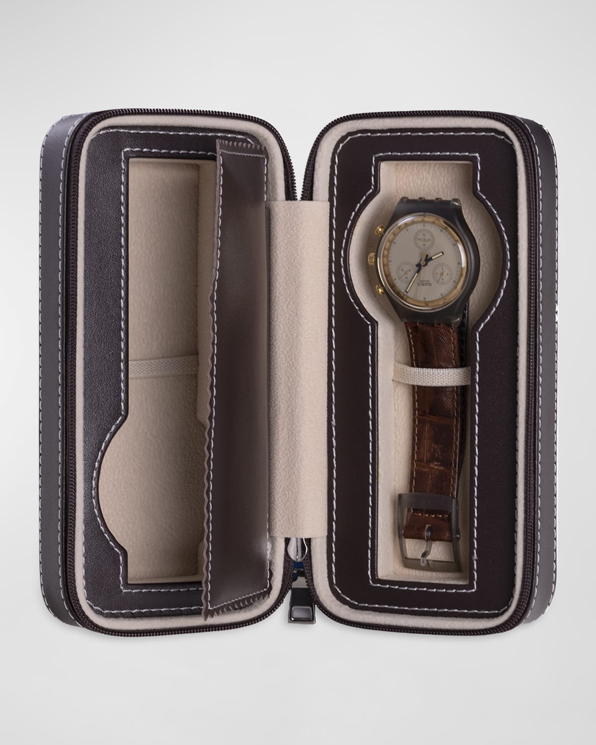 BeyBerk Leather Travel Watch Case 8 Neiman Marcus