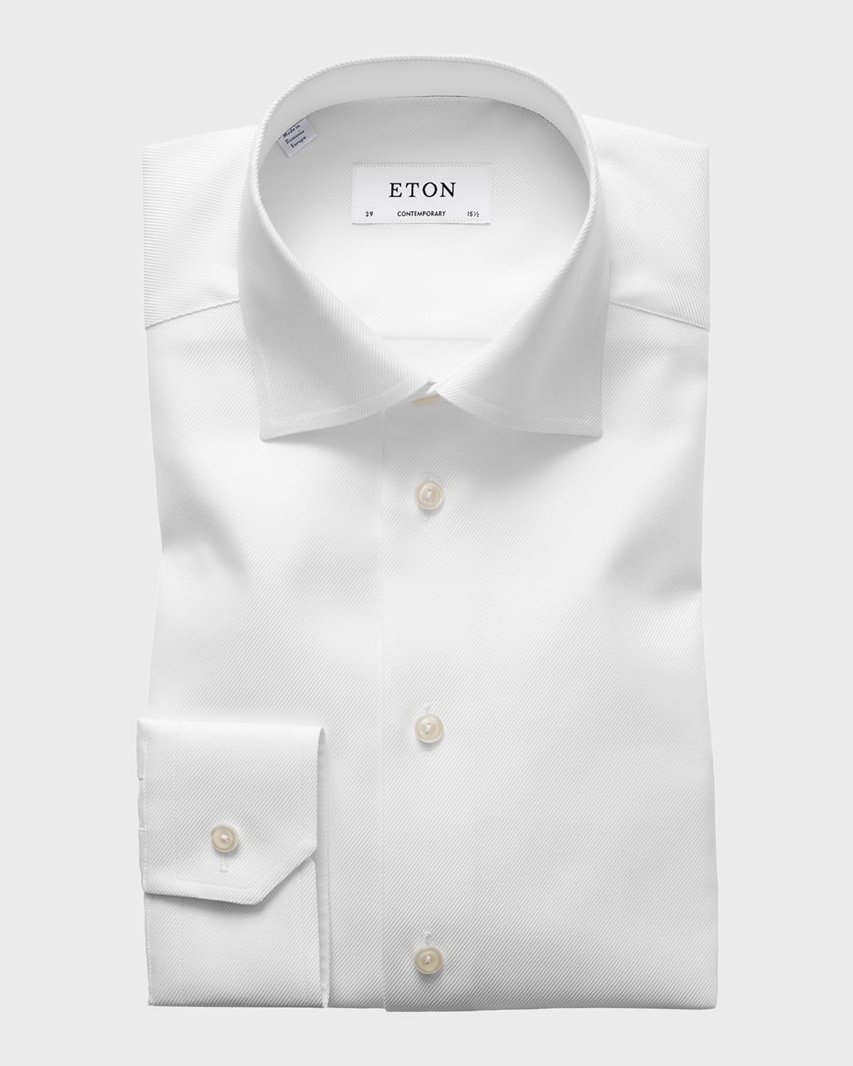 Eton ContemporaryFit Twill Dress Shirt Neiman Marcus