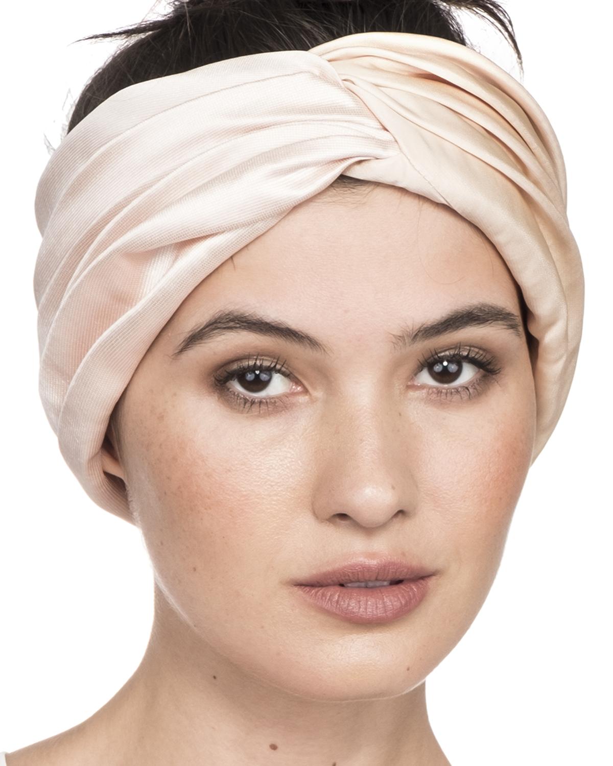 Eugenia Kim Malia Satin Turban Headband | Neiman Marcus display picture 3