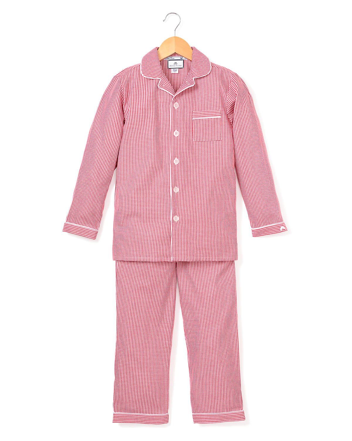 Petite Plume Classic Flannel Pajama Set, Size 6M-14 | Neiman Marcus