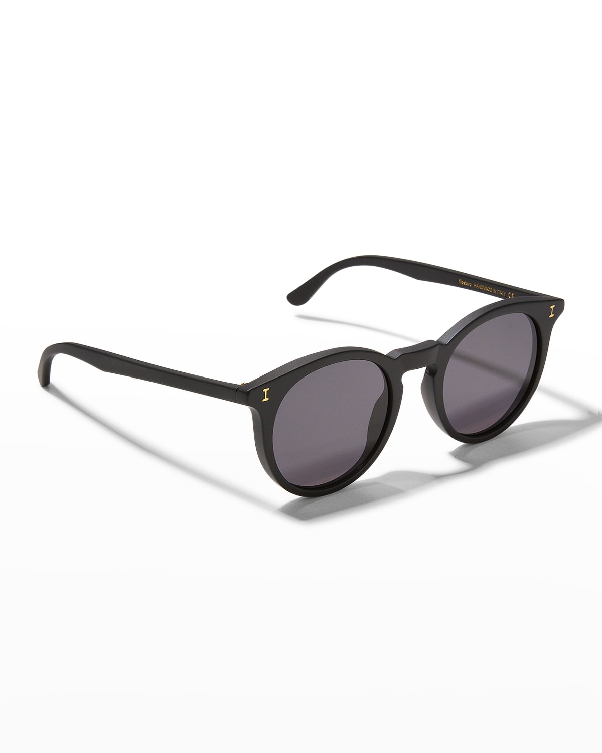 Illesteva Leonard Round Acetate Sunglasses Neiman Marcus