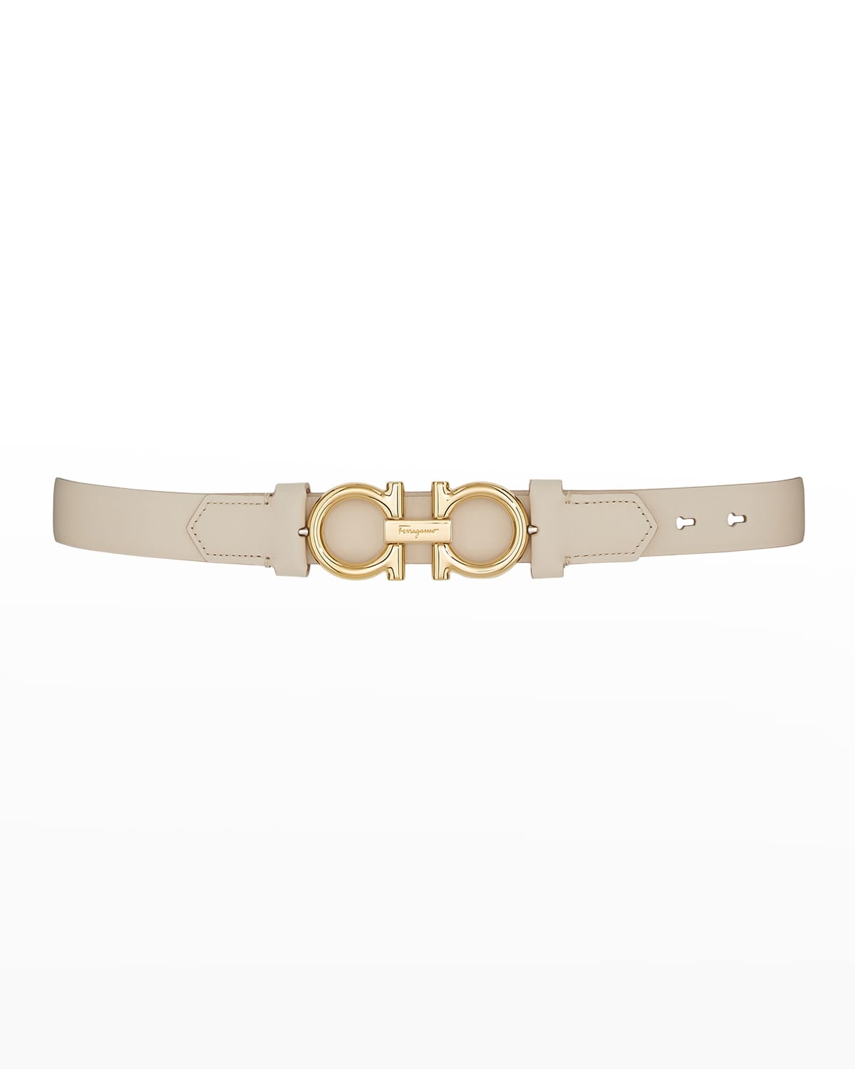 Ferragamo Gancini-Buckle Reversible Leather Belt | Neiman Marcus